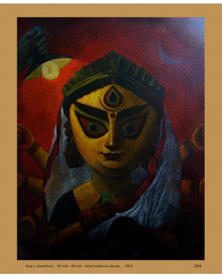 Maa Durga Art Painting